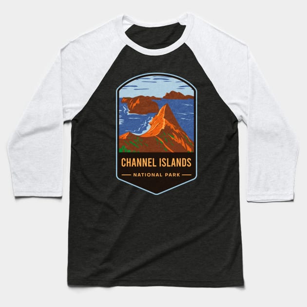 Channel Islands National Park Baseball T-Shirt by JordanHolmes